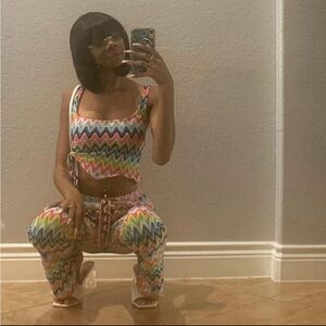 Dolls Kill Multicolor Chevron Set